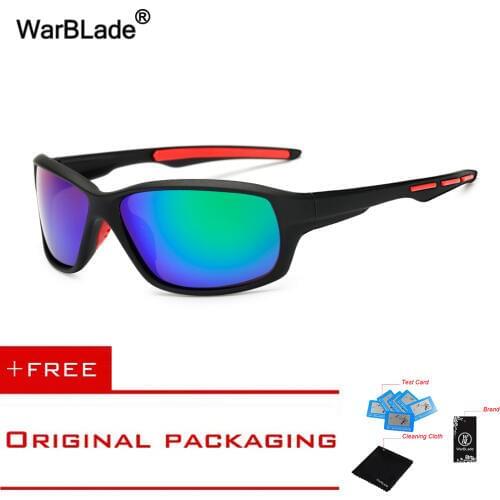 BRAND DESIGN Polarized Sunglasses Driving Sports Style Sun Glasses for Men Women Vintage Eyewear Accessories UV400 WarBLade
