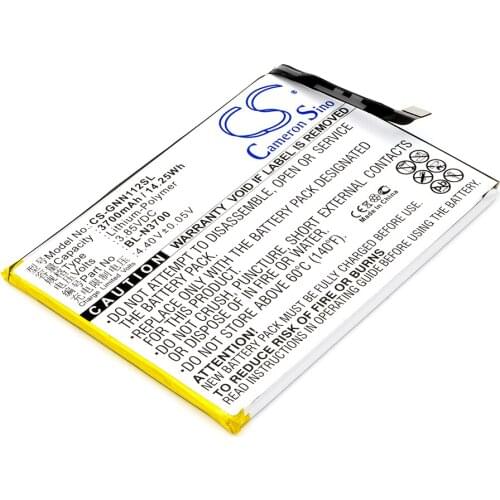 CS 3700mAh / 14.25Wh battery for GIONEE Elife S10B, Elife S10B Dual SIM, Elife S10B Dual SIM TD-LTE BL-N3700
