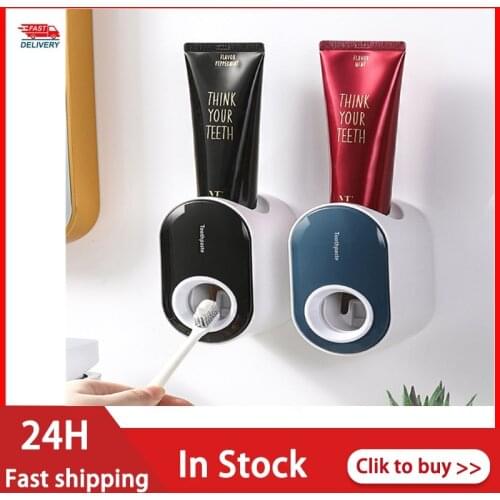 1pcs Toothpaste Squeezer Automatic Toothpaste Holder Home Toothpaste Rack Portable Toothpaste Dispenser Bathroom Accessories