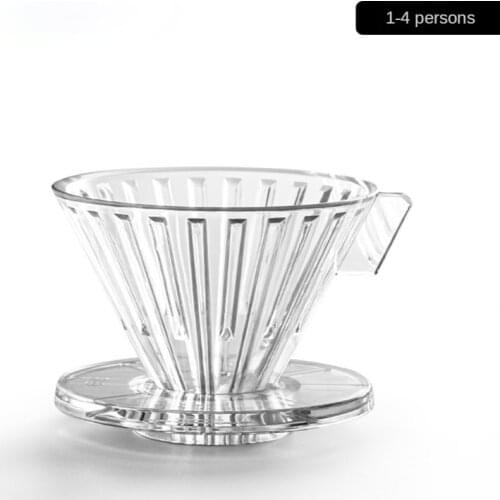 GZSH Coffee Filter Cup Hand-made Coffee PCTG V-Type Filter Cup Drip Coffee Cup Time Filter Cup