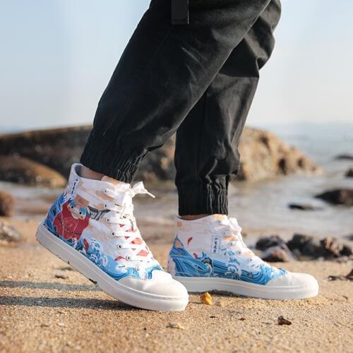 IDX Promotion comfortable fashion original oldschool street graffiti canvas work shoes man