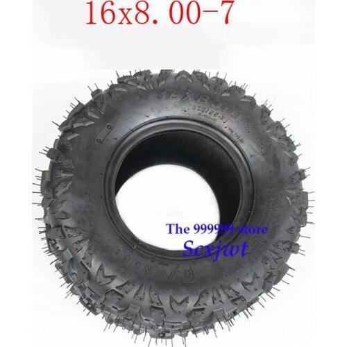 Wear-resisting 16x8.00-7 Vacuum Tyre ATV Tire Fit for ATV 50CC,90CC,70CC,110CC,125CC Outer Tyre