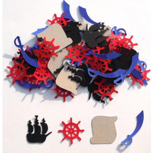 Jake and the Neverland Pirates Inspired Party Confetti Set of 120 Assorted Pieces Table decor scrapbook Confettis