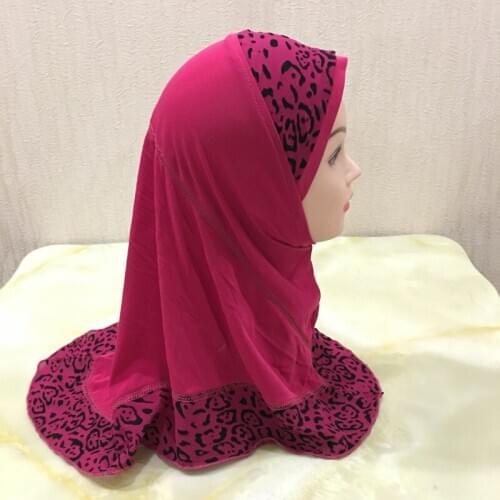 NEW cloth material beautiful children hat MUSLIM GIRL HIJAB