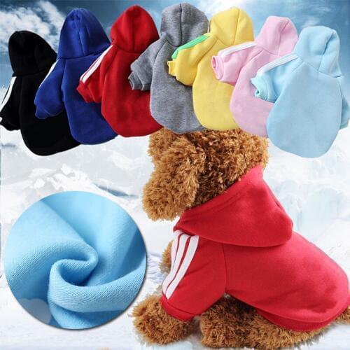 Autumn＆winter outdoor Dog Hoodie Clothes Puppy Clothes warm and breathable Pet Sweatershirt for the bulldog francese clothing