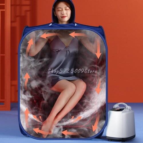 Steaming Box Household Whole Body Detoxification Steaming Sauna Room Family Bath Box Fumigation Barrel Machine Sweating Steam Ba