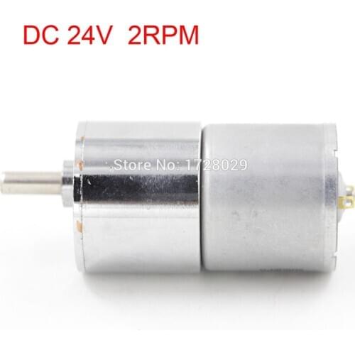 DC Reduction Motor Geared TJP37RGA1711I-Z6068 DC24V 2RPM Gear Box Motor