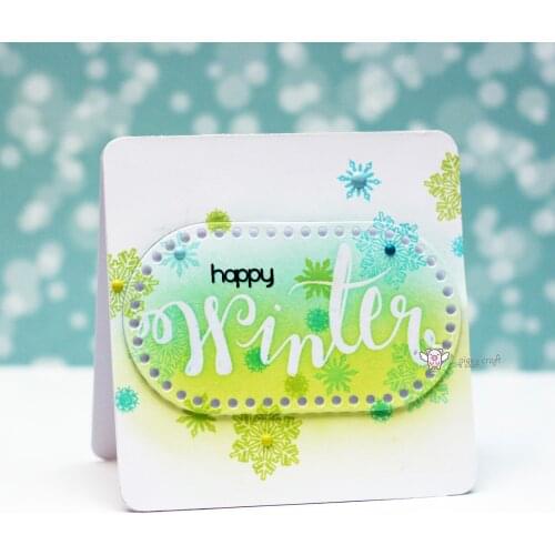 Mmao Crafts Metal Steel Cutting Dies New Round hole oval frame Stencil For DIY Scrapbooking Paper/photo Cards Embossing Dies