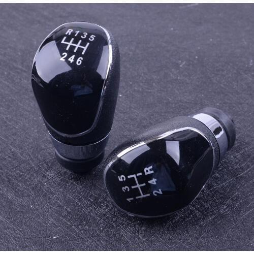 Beler 5 Speed/6 Speed Plastic Car Accessories Manual Gear Shift Stick Knob Fit For Ford Fiesta MK7 Focus MK3 C-Max B-Max