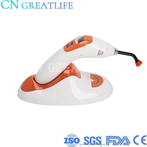 Denjoy DY400-4 Dental Equipment Orthodontics Orange Wireless Cordless Light Curing Dental Lamp Led Curing Light