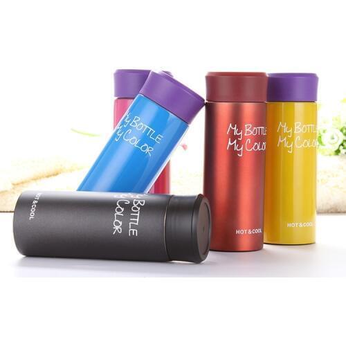 1PC New Vacuum cup stainless steel vacuum insulation cup male womens iopened cup car lovers tea cup KD 1477