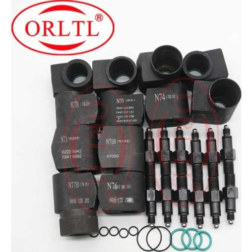 12PCS Common Rail Diesel Injector Clamp Adaptor Tool For Bosch Denso Renault Piezo Nozzle Repair Tool