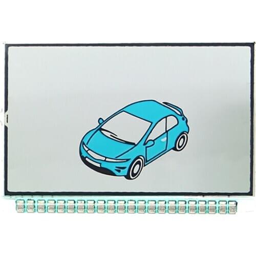 LCD Display for CENMAX ST-7A Russian LCD remote control for CENMAX ST 7A LCD keychain car remote 2-way car alarm system