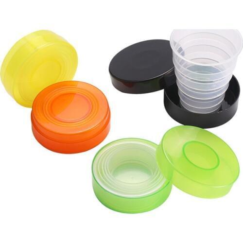 1pcs Portable Folding Collapsible Retractable Food-Grade PP Travel Cup Mug Random Color
