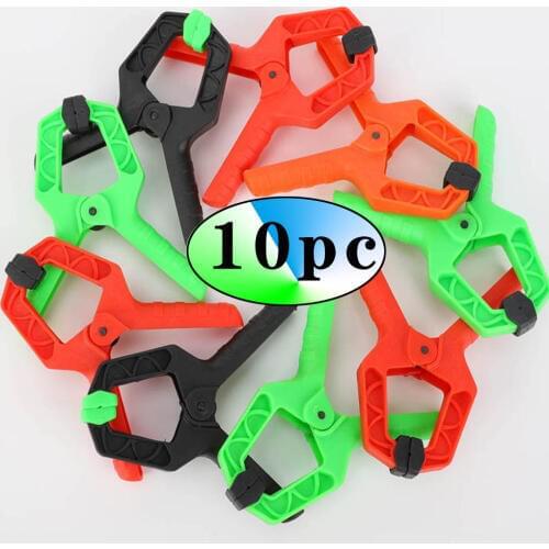 10/5pcs woodworking Spring Clamps DIY Woodworking Tools Plastic Nylon Clamps for Woodworking Spring Clip Photo Studio Background