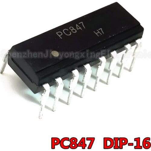 10pcs/lot PC847 847 LTV847 LTV-847 DIP-16 SMD-16 In Stock