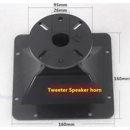 2PCS 160*160mm Tweeter Treble Horn Speaker Accessories For Professional Mixer Hifi System Audio Home Theater MT160