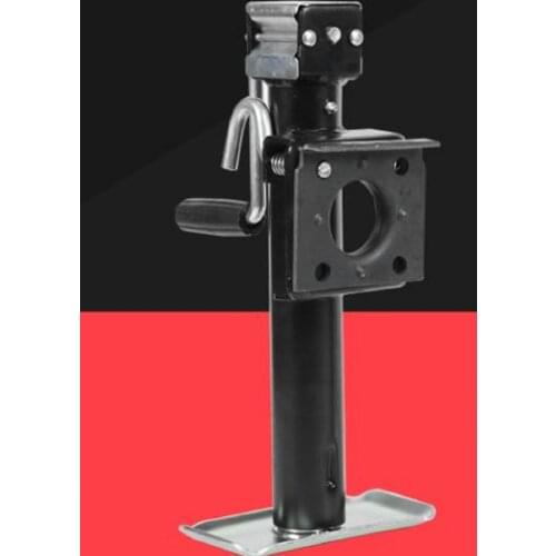 2500KG 254MM pipe mount Casing support leg trailer tractor fittings and tow truck accessories jacks, flat bottom guide wheel
