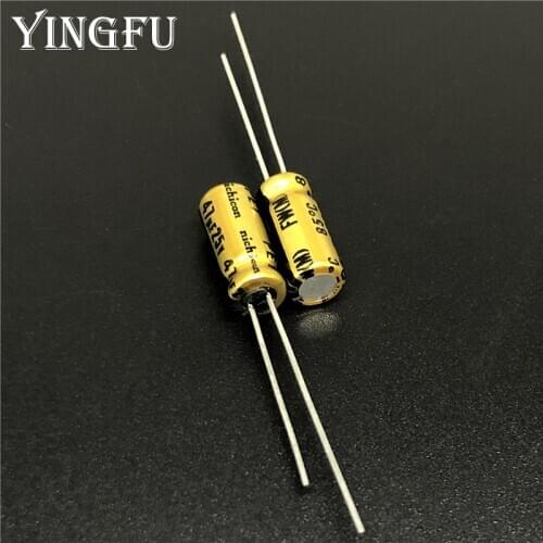 50pcs 47uF 25V NICHICON FW Series 5x11mm 25V47uF Audio Aluminum Electrolytic Capacitor