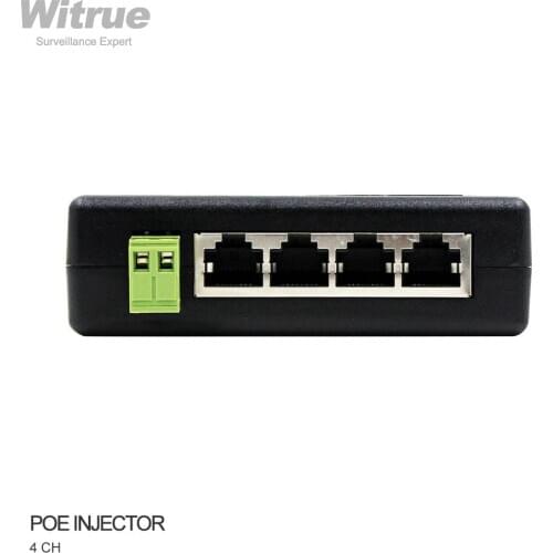 4CH POE Injector Power over Ethernet Adapter for CCTV Network POE Camera Power Over Ethernet IEEE802.3af