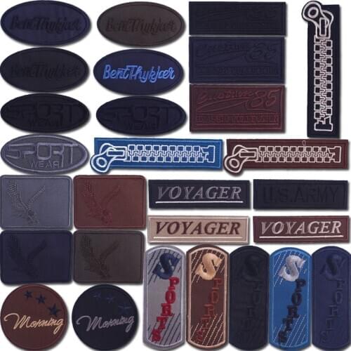 Movement Letter Stripe Applique Patch Embroidered Patches for Clothing Sticker Sport Badges Iron on Patches for Jacket Applique