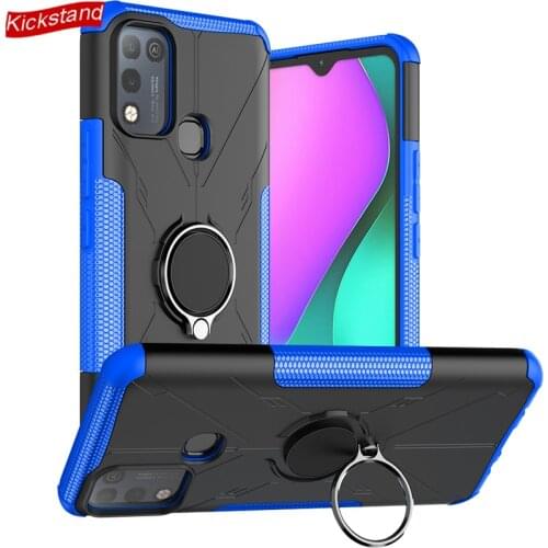 Kickstand Casing for Infinix Note 8 Smart HD 2021 HOT 10 Play 10Lite 10S Smart5 Case Shockproof Ring Holder Armor Phone Cover