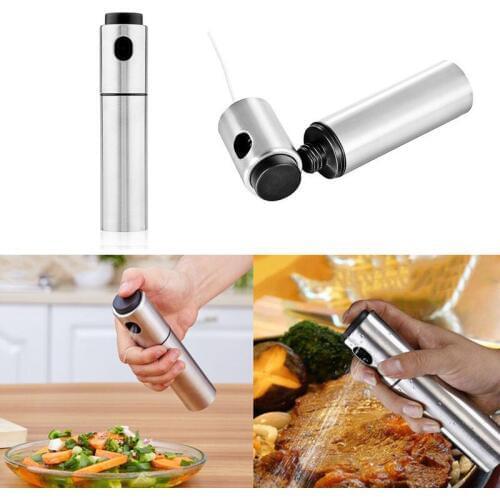 Olive Oil Spray Bottles BBQ Oil And Vinegar Dispenser Stainless Steel Dispenser Sprayer Bottle LX8187