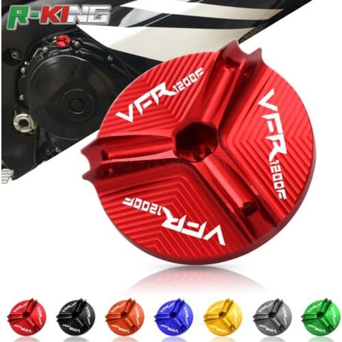For Honda VFR1200F 2010-2016 VFR1200 VFR 1200 F 1200F Motorcycle Engine Oil Cup Cover Oil Filler Drain Plug Sump Nut Cap