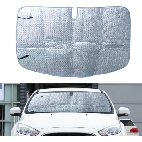 DWCX New Car Front Foldable Windshield Window Sun Shade Visor Fit For Ford Focus Sedan 2013 2014 2015 2016 2017 2018