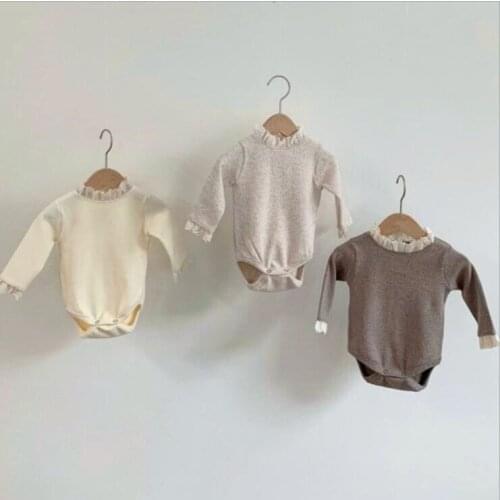 2021 New Babys Girls Rompers Cotton Full sleeve Spring Babys Jumpsuit 6-24 Month QS151