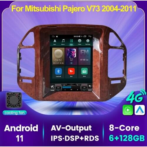 MEKEDE 4G LTE 8-Core for Mitsubishi Pajero V73 2004 - 2011 Navigation Radio Stereo Multimedia Vertical Tesla Screen Carplay AUTO
