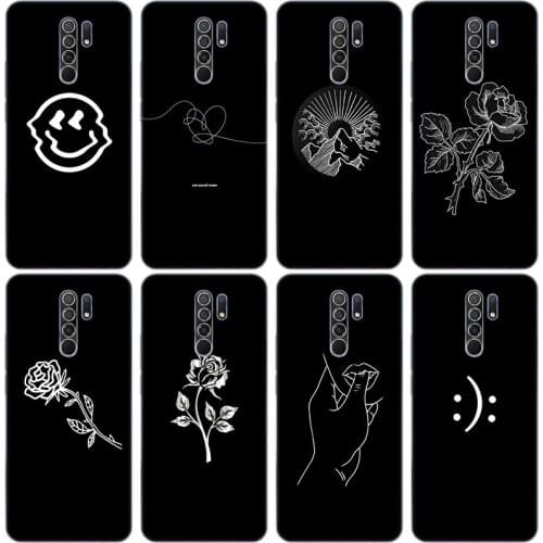 Minimalist style series lines Silicone Case for Xiaomi Redmi Note 10 9 Pro Max 10S 9S 8T 8 8A 9 9A 9C 9T K40 Pro 5G Cover