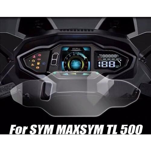 Motorcycle Instrument Speedometer meter Scratch Protection Film Dashboard Screen Sticker For SYM MAXSYM TL 500 TL500 2020