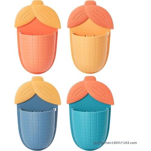 P8DE Corn Bathroom Shelf Wall-mounted Cosmetics Makeup Storage Bathroom Accessories