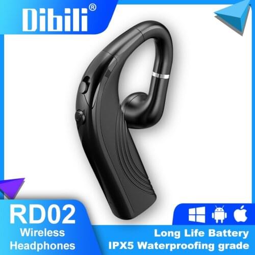 RD02 Headphones Wireless Headset Sports Earbuds Business Earpieces Bluetooth Earphones Waterproof For Xiaomi Huawei Iphone Mini