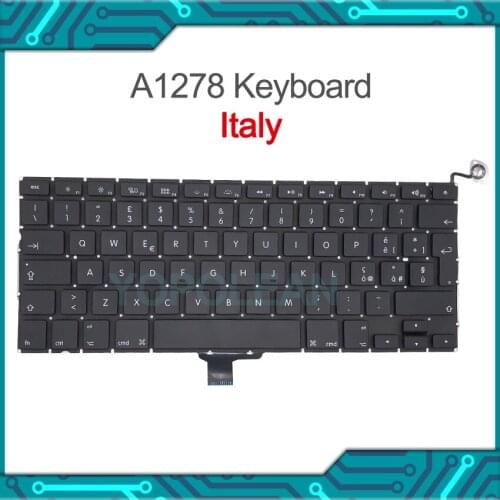 New Italy Italian Keyboard For Macbook Pro 13" A1278 2009 2010 2011 2012 year