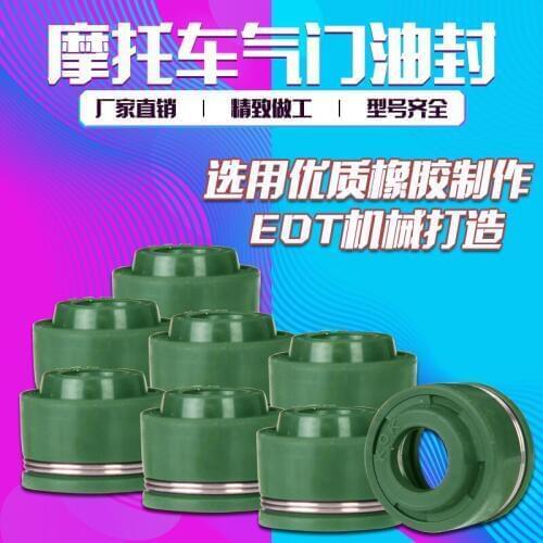 One pair Motorcycle Accessories Valve Oil Seal Intake Exhaust for Honda Steed400 Steed600 BO Steed 400 600