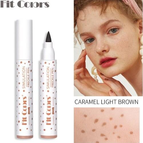 Fit Colors Natural Freckle Pen Soft Brown Waterproof Long Lasting Dot Spot Pen Create Most Effortless Sunkissed Ins Face Makeup