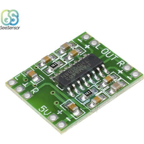 PAM8403 Super Mini Digital Amplifier Board 2 * 3W Class D 2.5V To 5V Power Audio Amplifier Board Module