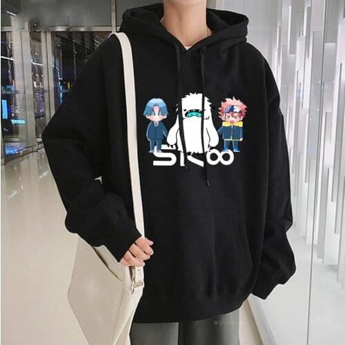Anime SK8 The Infinity Printed Hoodies Sweatshirts Men Funny Cartoon Skateboard Boys Harajuku Korean Girls Cute Sweet Pullover