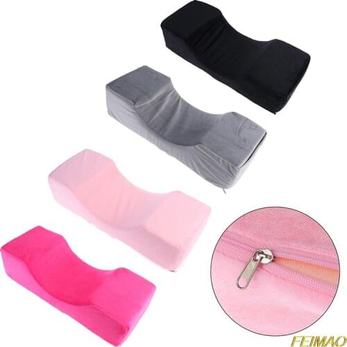 Lash Pillow Neck Support Eyelash Pillow Soft Grafting Eyelashes Memory Foam Eyelash Extension Pillow Makeup Salon With Pocket