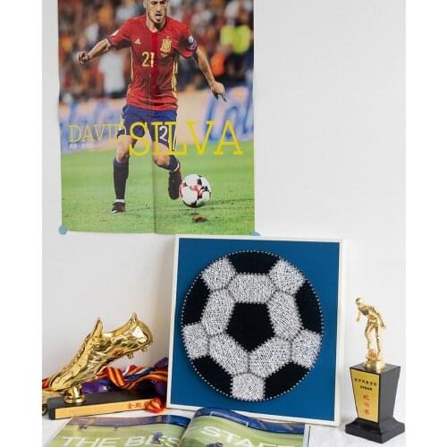 Basketball Fan 3D yarn painting String drawing String Art decompression parent-child DIY handmade material package