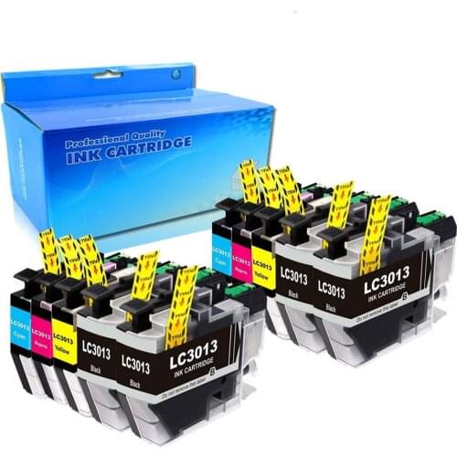 Compatible for 10PK LC3013 Ink Cartridge for Brother MFC-J491DW MFC-J497DW J690DW J895DW
