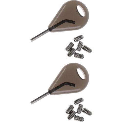 12 Pieces Fin Grub Screws + Durable Surfboard Fin Key Surf Board Tool Surfing Accessory for Fins