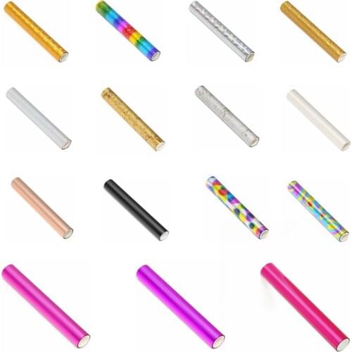 3m*15cm Various Color Foil Transfer Sheets Heat Activated Foil Hot Stamping Foil Roll For Leather Craft Cards Making 2020 New