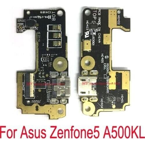 5 PCS Single Sim Version USB Charging Charge Dock Port Board Connector Flex Cable For Asus Zenfone 5 Zenfone5 A500KL Spare Part