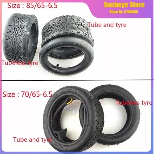 70/65-6.5 85/65-6.5 XiaoMi Electric Balance Scooter Off-Road Tubeless Vacuum Tyre or air tire DIY for Mini Pro Balance Scooter