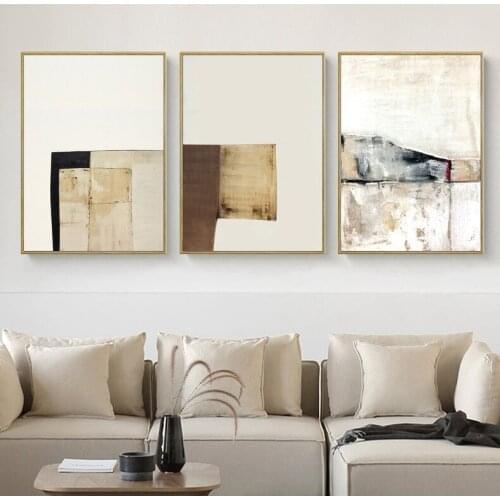 Abstract Color Block Ablation Modern Minimalist Decorative Painting Creative Personality Living Room Painting Dining Room Mural