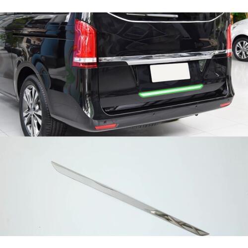 Stainless steel car accessories Car body kits rear door moulding trim For 2017 Mercedes-Benz V class