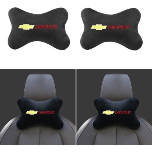 1pcs Car Headrest Cover Auto Seat Cover Head Neck Rest Pillow for Chevrolet Cruze Aveo Captiva Lacetti Accessories Car Styling